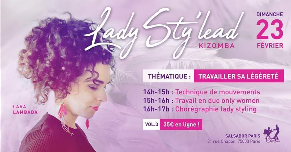 Lady Sty'lead Kizomba Vol.3 : Travailler sa légèreté