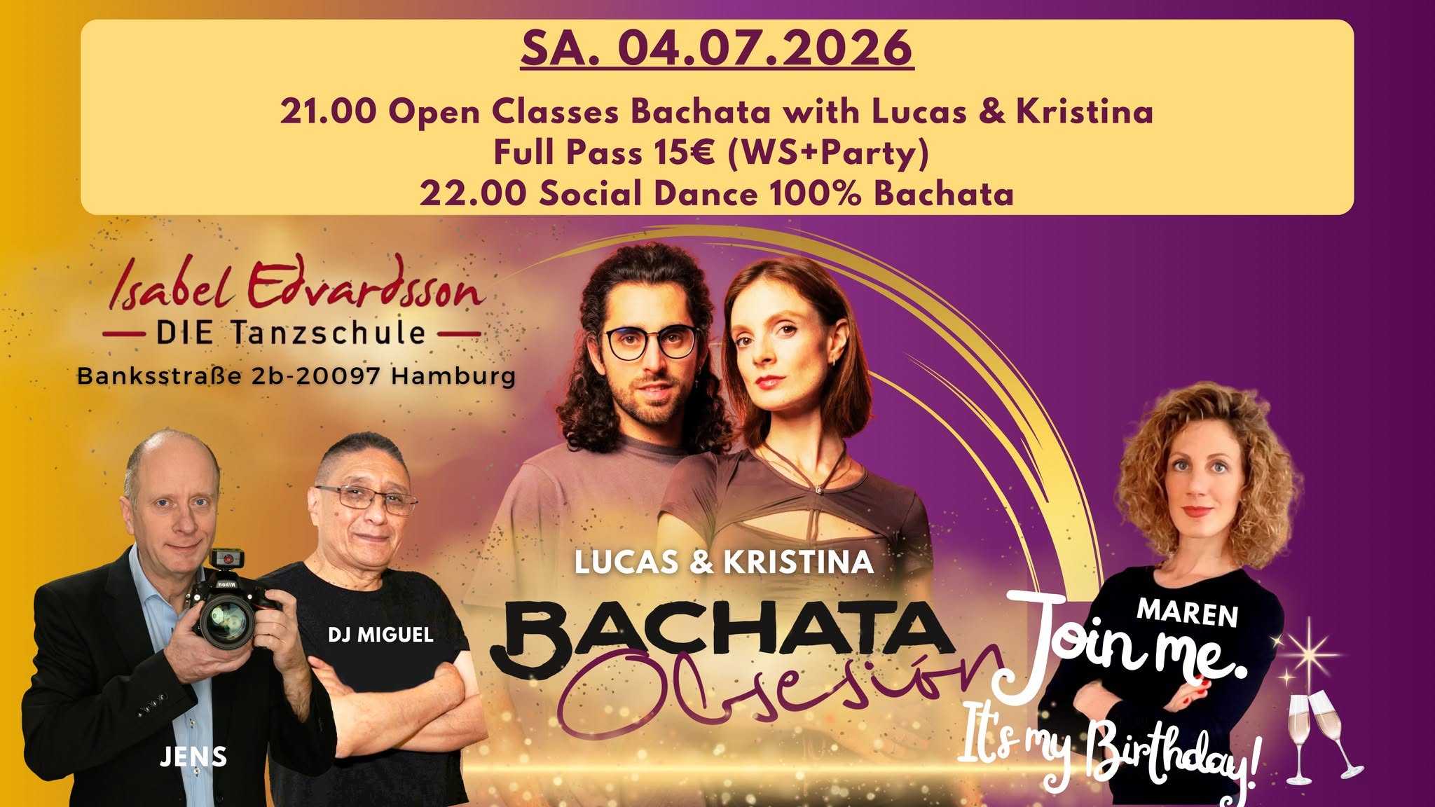 Bachata Obsesión Social Dance Event