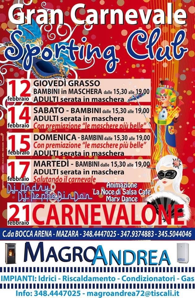 Gran carnevale 2015 sporting club village