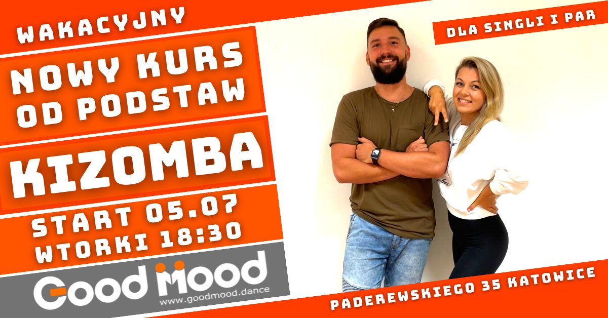 KIZOMBA od podstaw ★ NOWY Kurs Tańca ★ Wtorki 18:30 ★ 05.07.2022