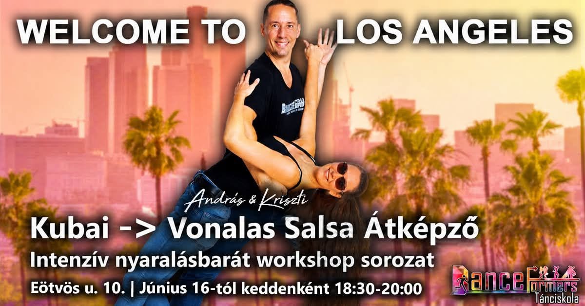 Intenzív nyaralásbarát Los Angeles-i Salsa Workshop Sorozat Kubai Salsásoknak