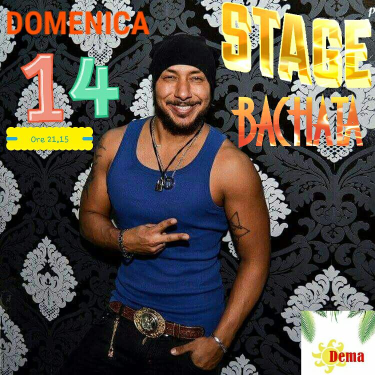 STAGE BACHATA by CHRISTOPHER (ChocoelDiamante) Domenica 14 Maggio al Dema
