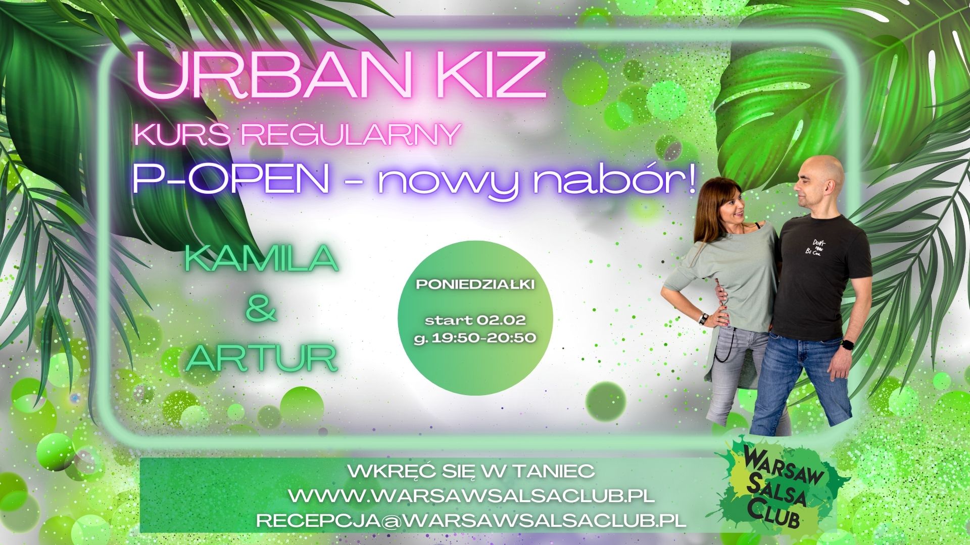 Urban Kiz P-Open z Kamilą i Arturem