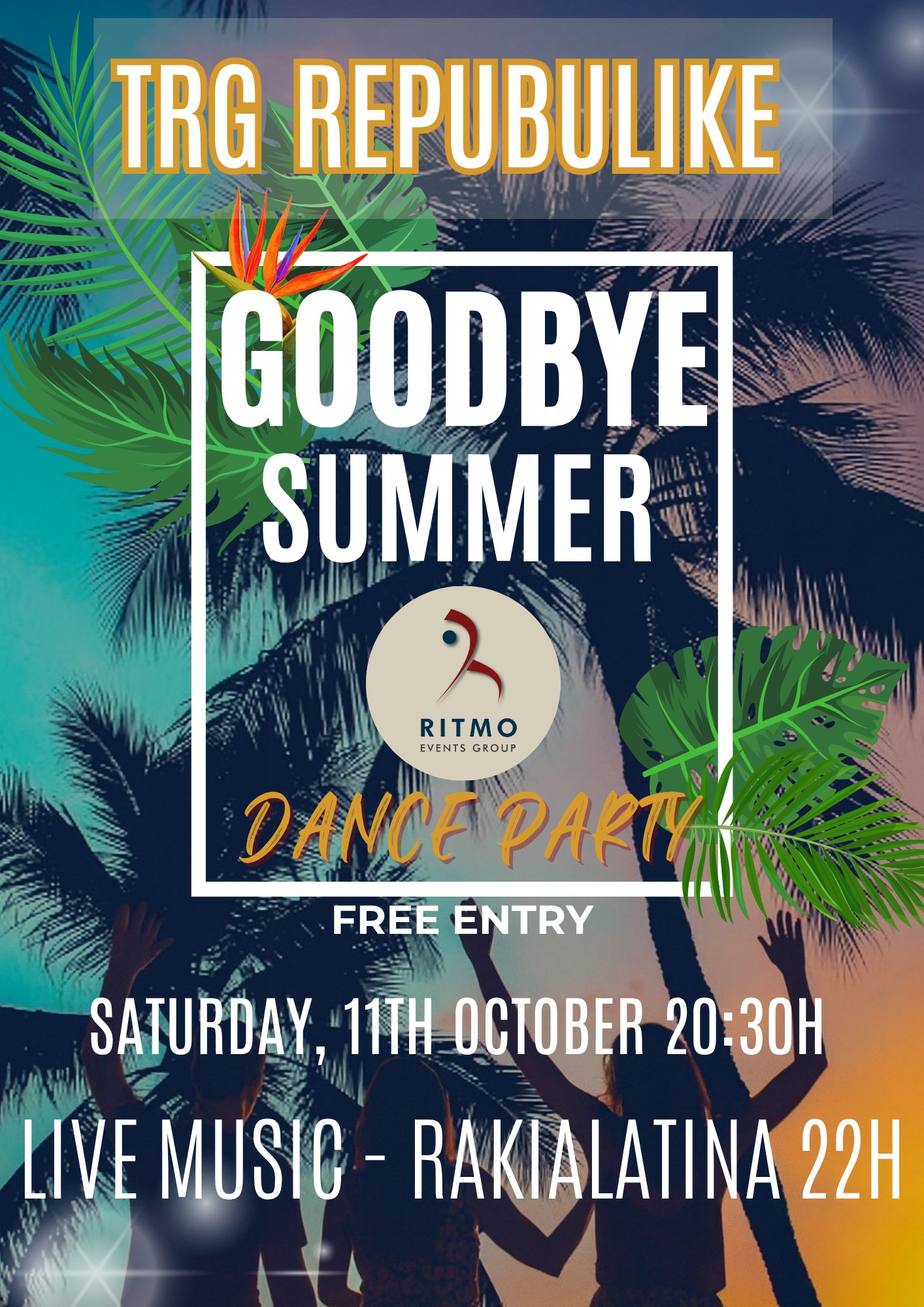 Goodbye Summer Dance Latino Party