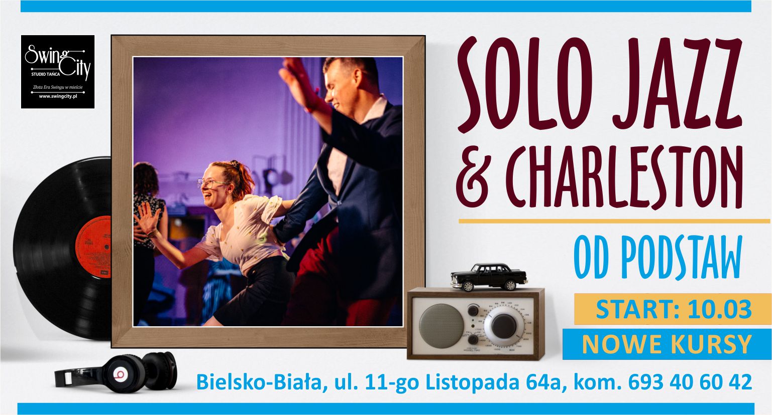 Nowy Kurs Tańca Od Podstaw WYPRZEDANY Solo Jazz i Charleston