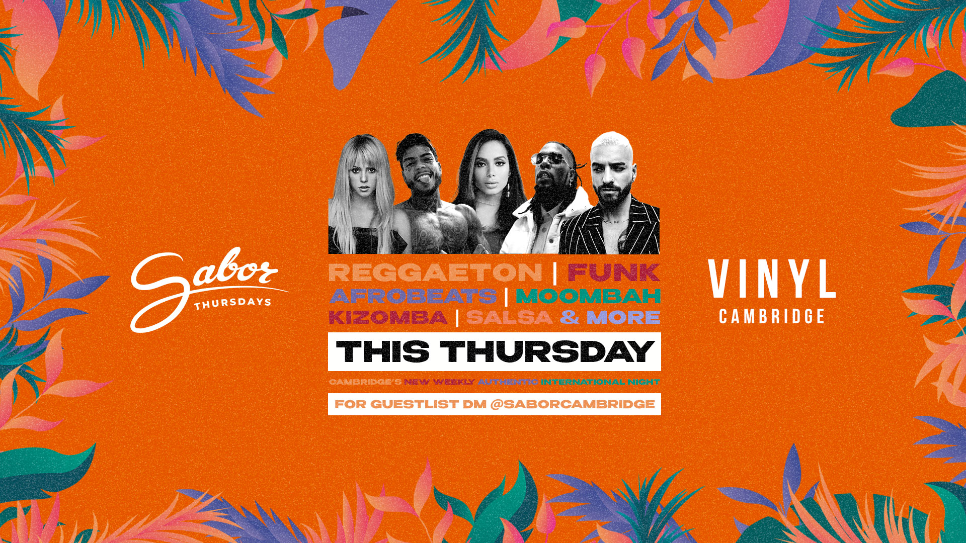 Sabor International Thursdays Thursday 12 August