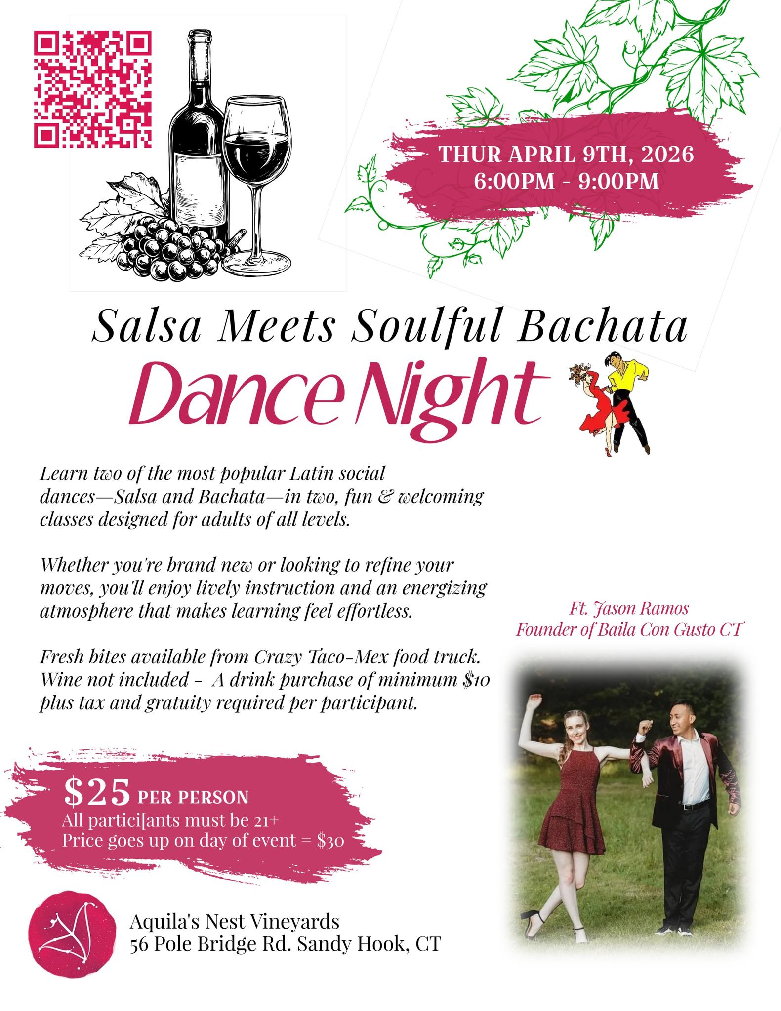 Salsa Meets Soulful Bachata Dance Night