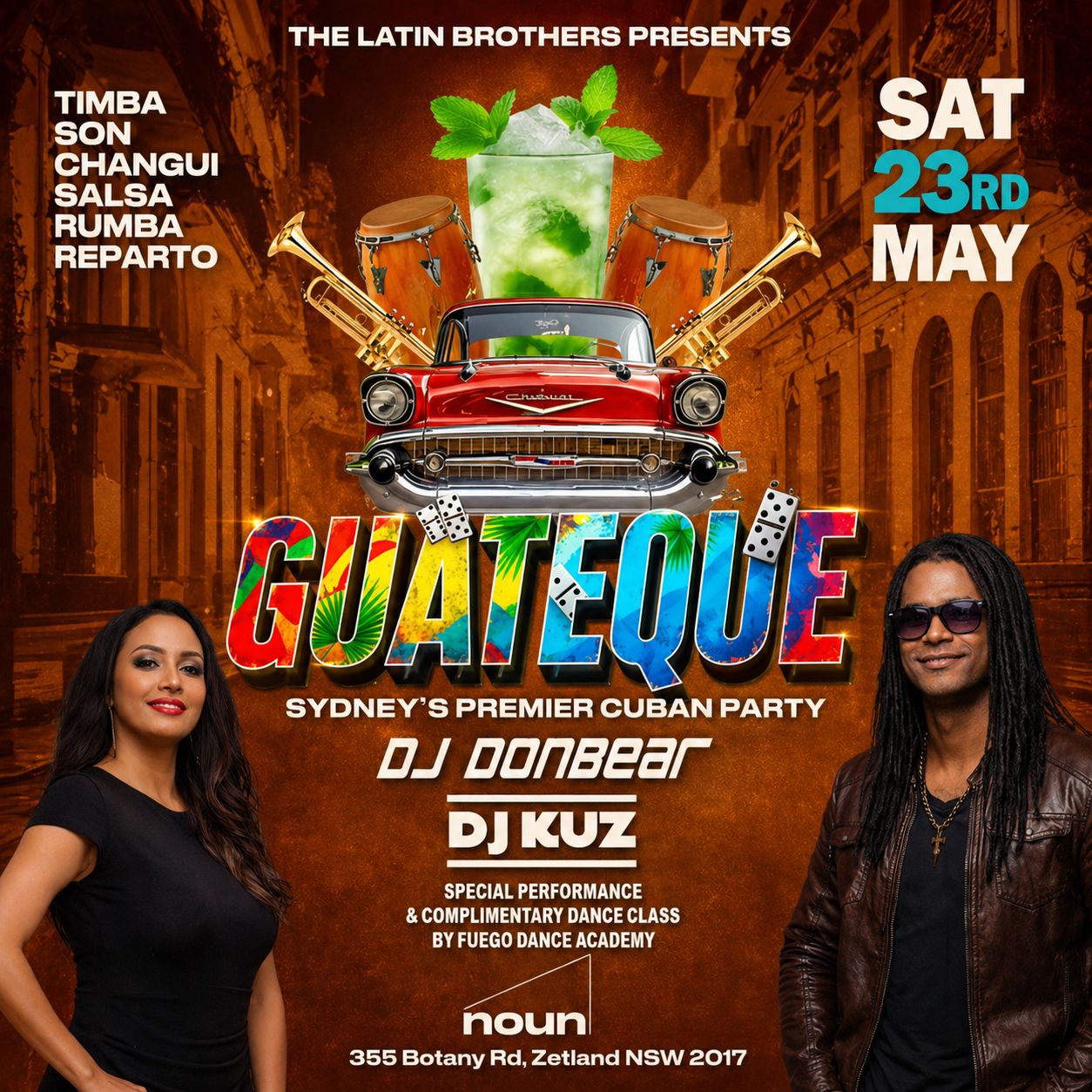 GUATEQUE MAY - SAT 23RD MAY