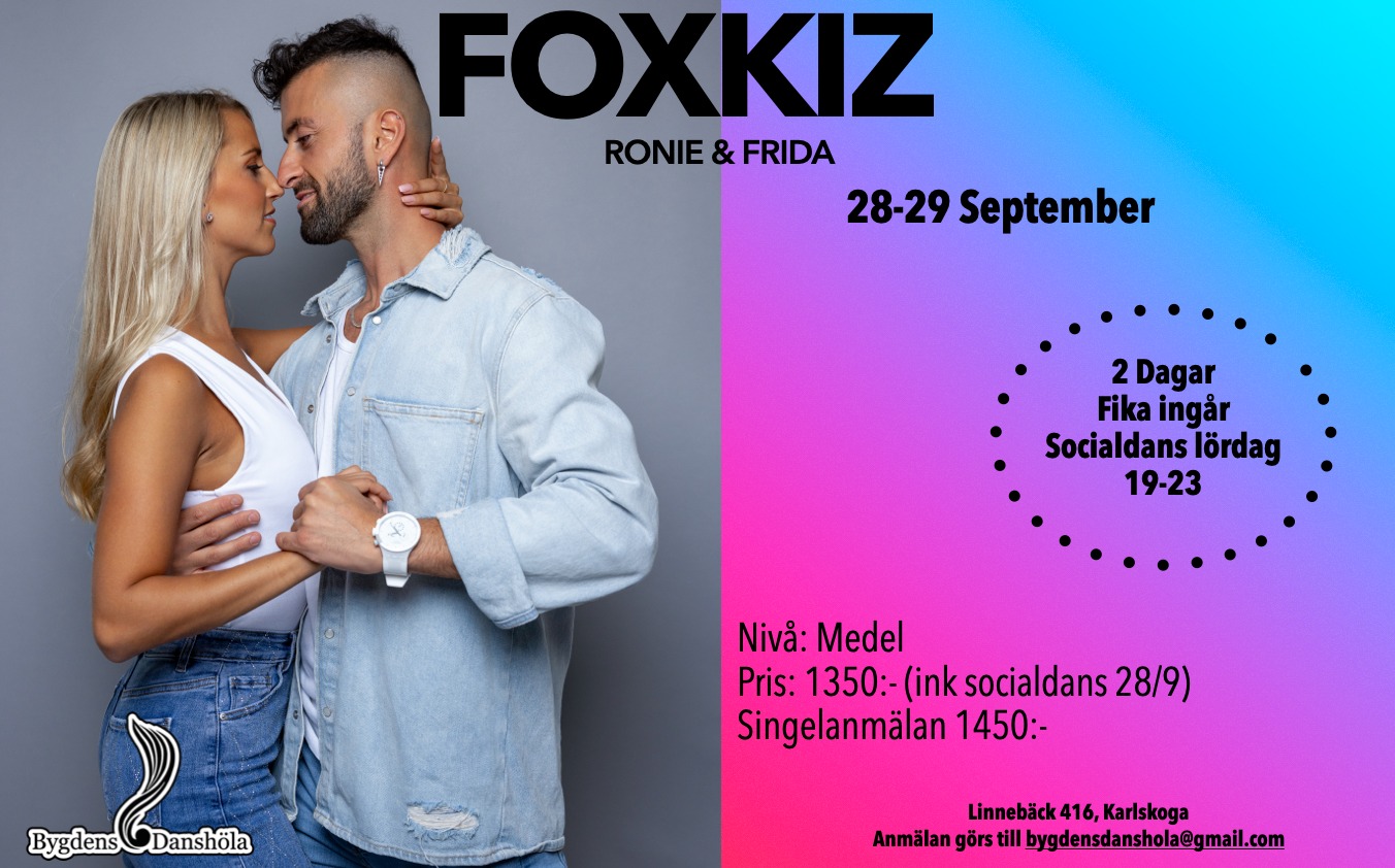 FoxKiz Helgkurs Med Ronie & Frida