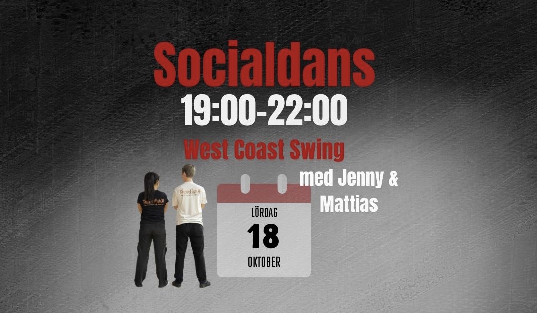 Socialdans i WCS! Lördag 18 oktober!