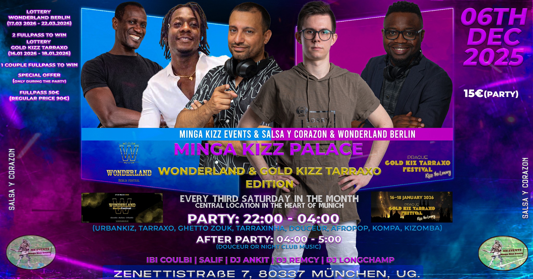 MINGA KIZZ PALACE - WONDERLAND & GOLD KIZZ TARRAXO EDITION