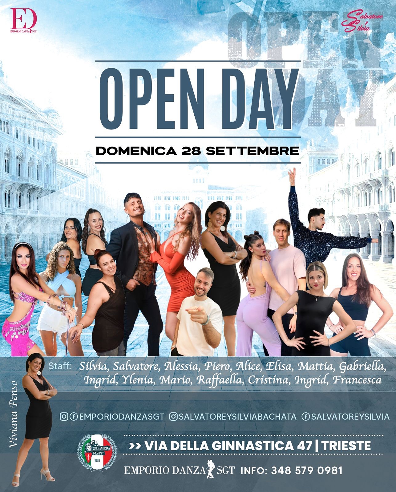 OPEN DAY EMPORIO DANZA SGT - DOMENICA 28 SETTEMBRE