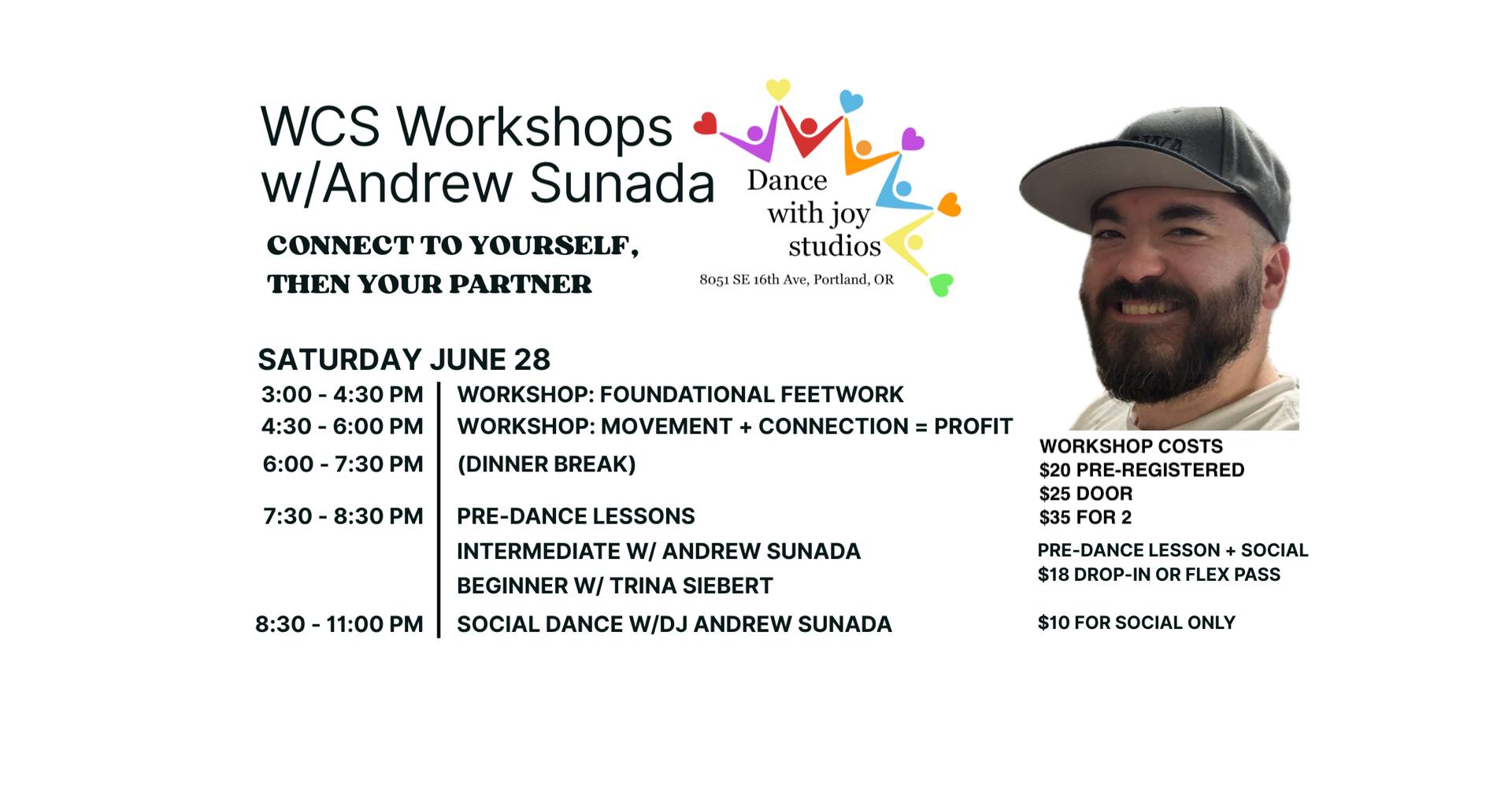 WCS Workshops w Andrew Sunada (weekend 1)