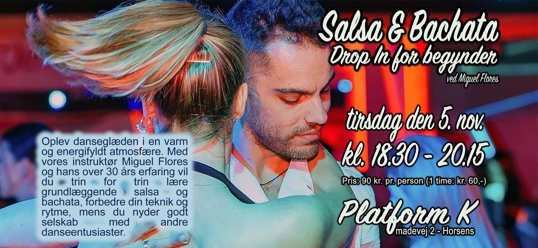 "Salsa og Bachata Workshop Trin, Rytme og Fællesskab!"