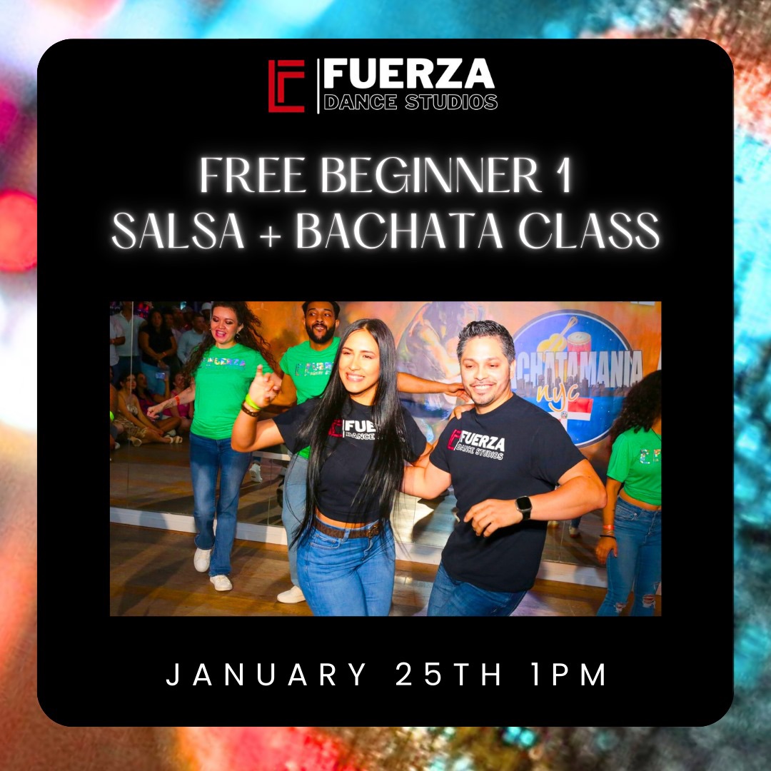 FREE BEGINNER SALSA AND BACHATA CLASS