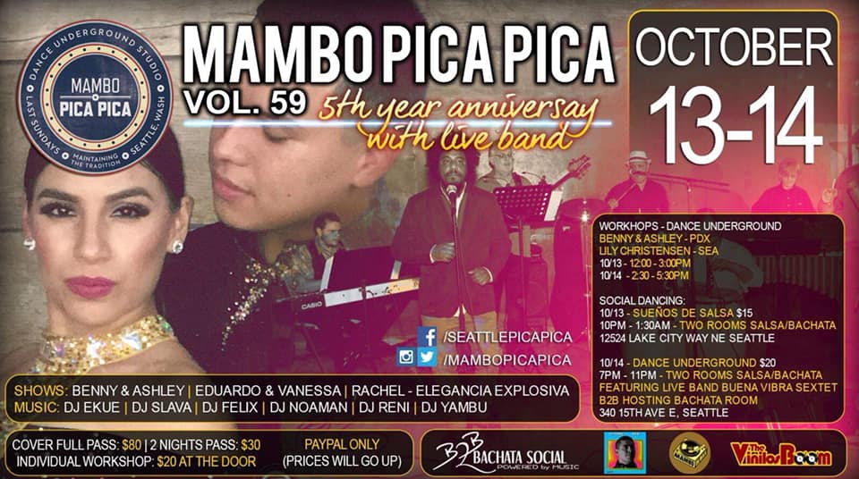 ツOctober 13,14✦ ✧ Mambo Pica Pica 5th Year Anniversary ✧