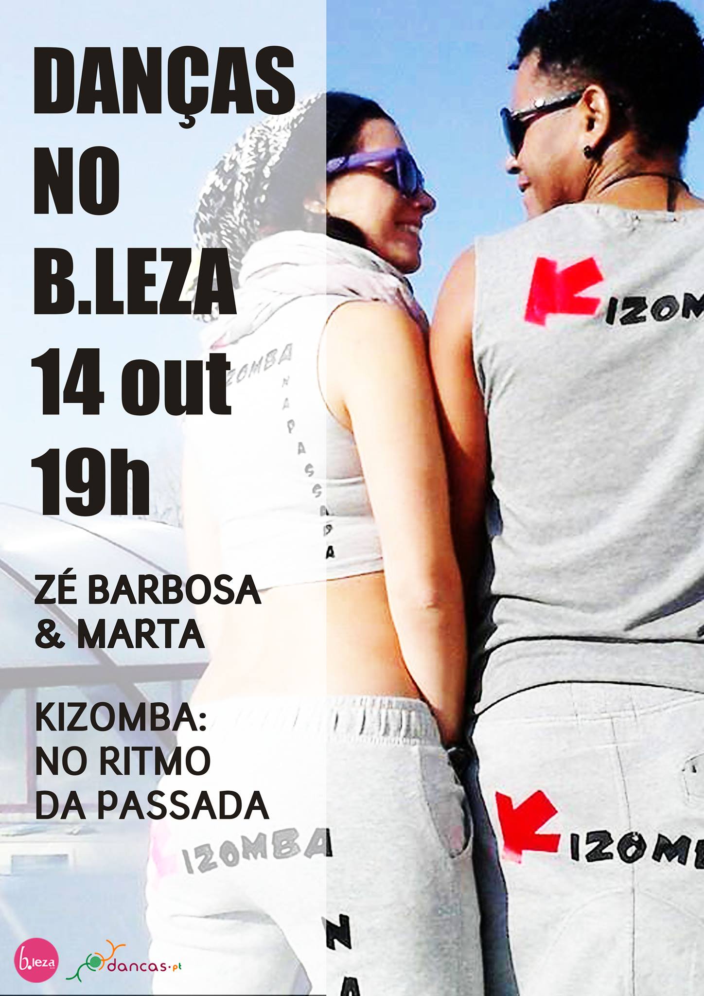 Danças no B.Leza*9out*KIZOMBA no ritmo da passada*wks Zé & Marta