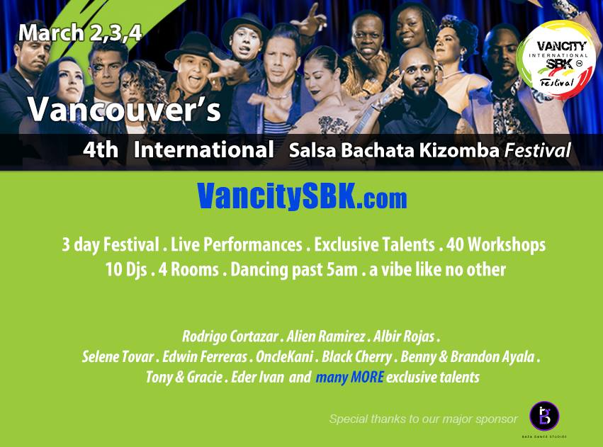 Vancity International Salsa Bachata Kizomba Festival