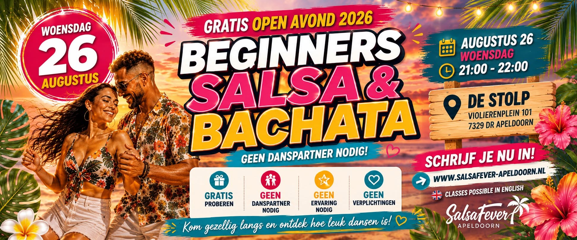 Apeldoorn Probeer Salsa & Bachata In Apeldoorn GRATIS Beginners Open Avond