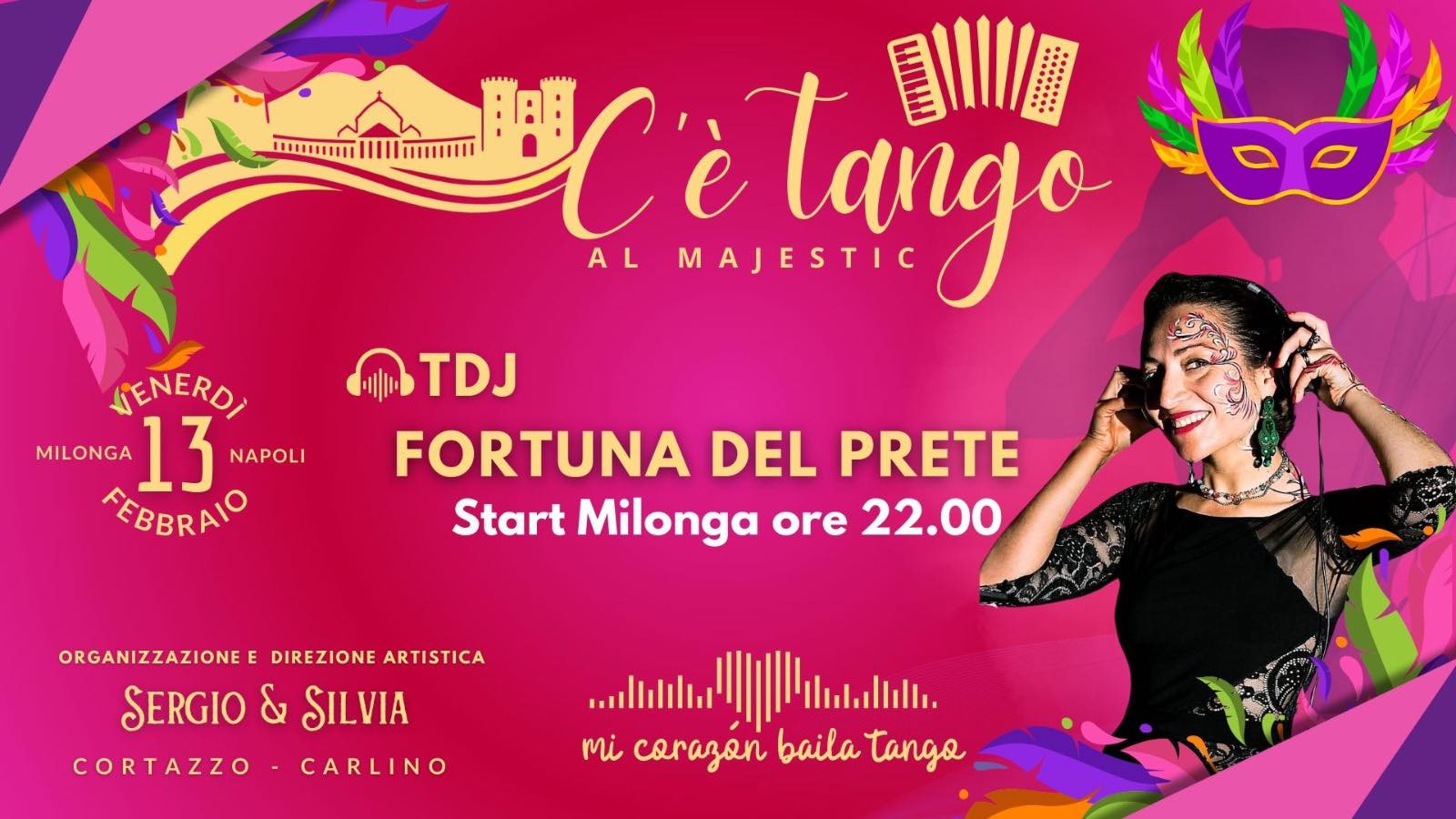 C’è Tango al majestic Venerdì 13 Febbraio