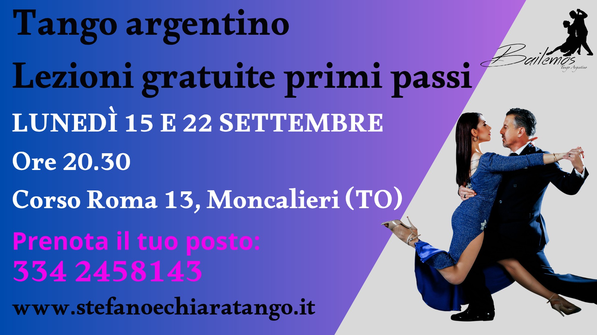 TANGO ARGENTINO - PROVE GRATUITE