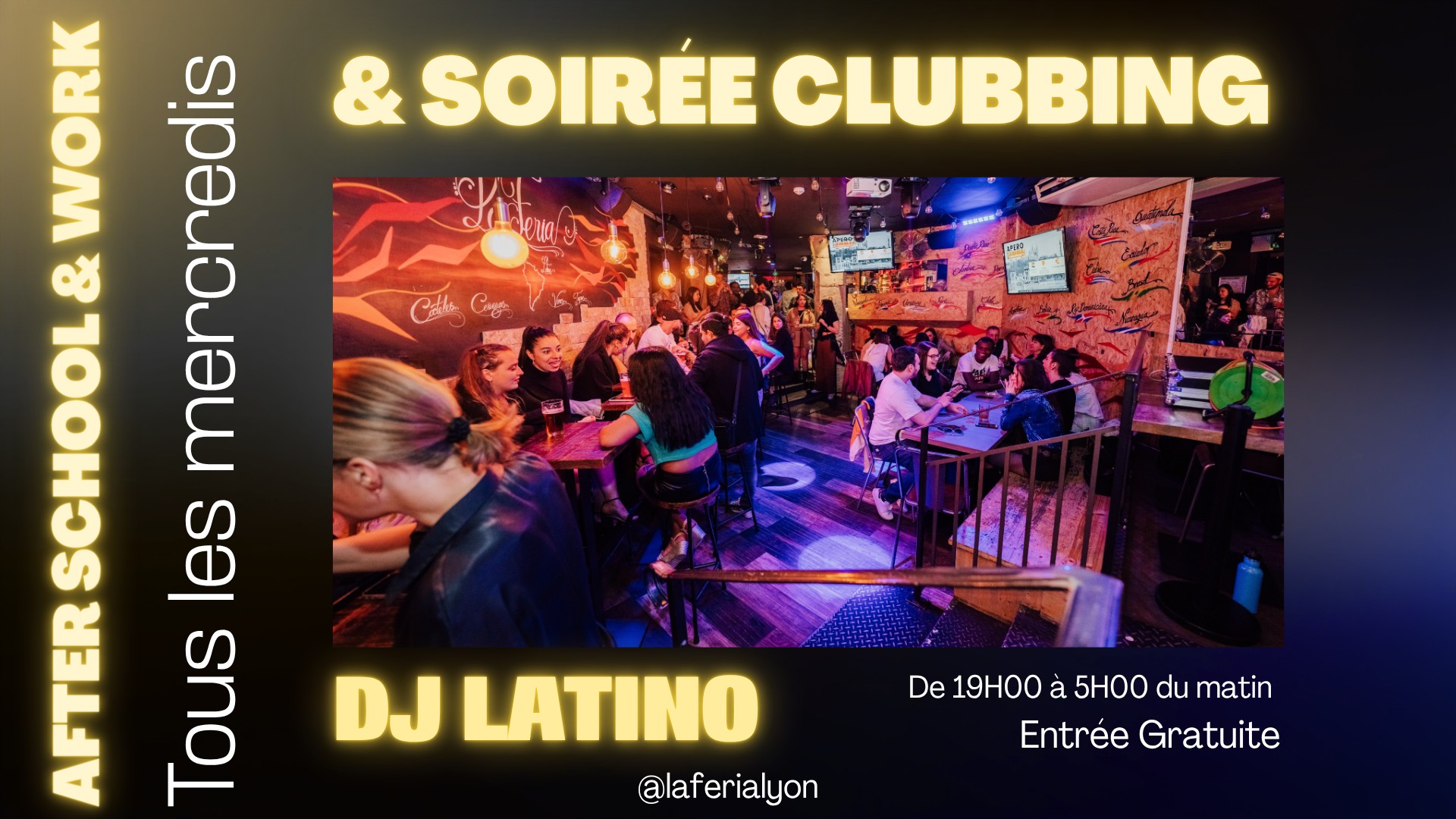 Apéro & soirée after school La Feria Lyon