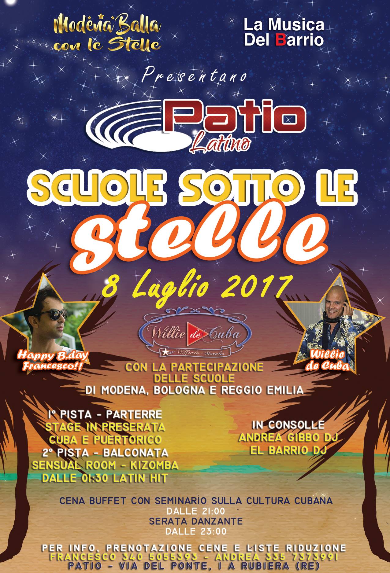 Patio Latino Rubiera - Scuole sotto le Stelle