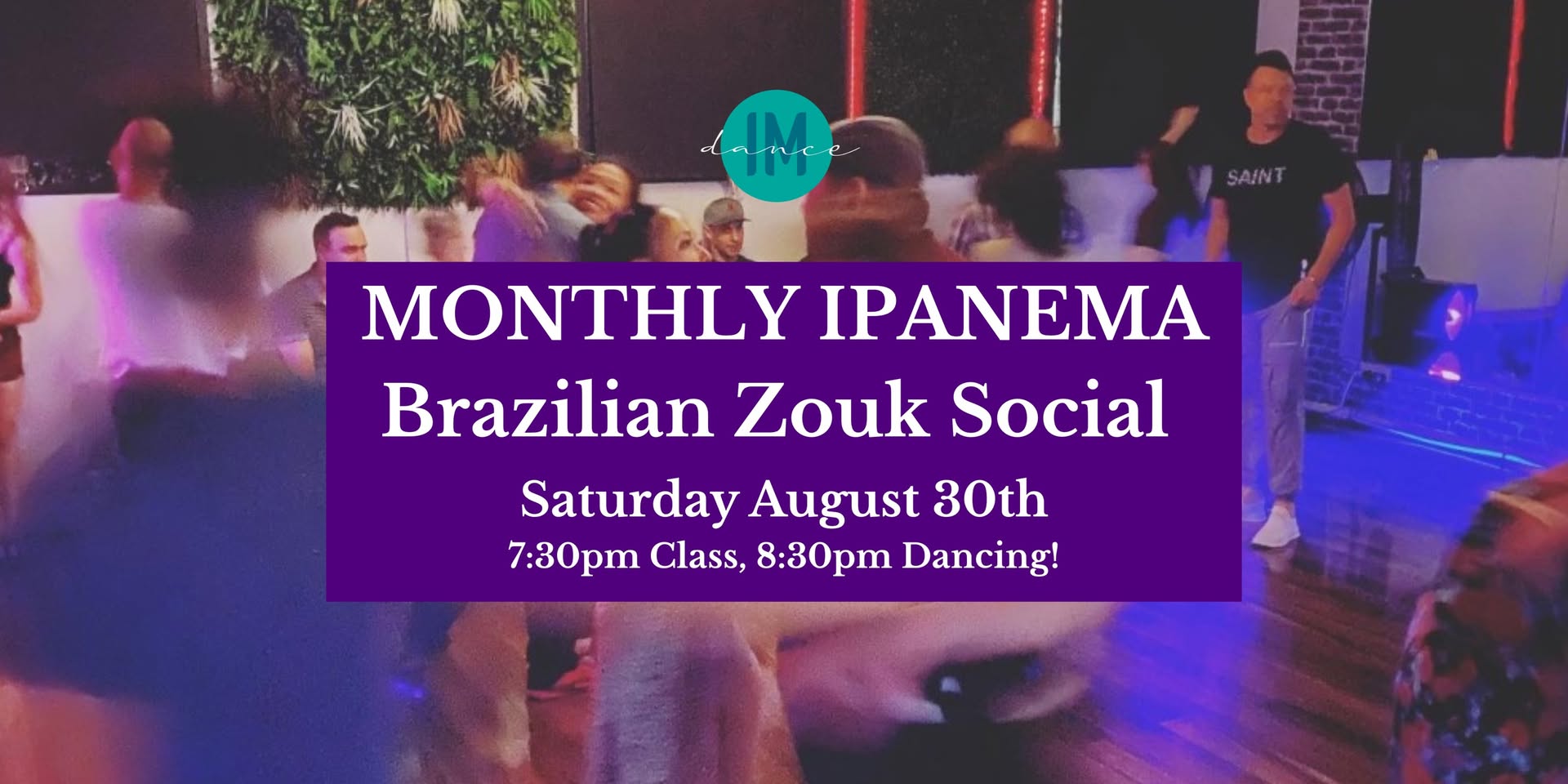 Brazilian Zouk Social Night Party & Class August