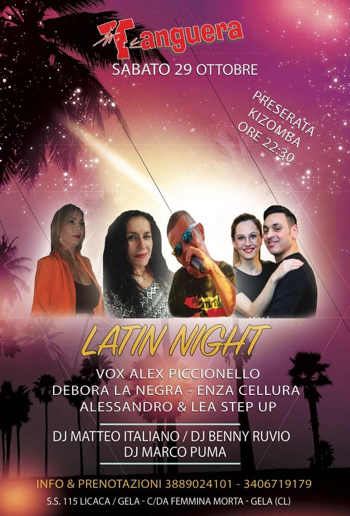 Sabato Caraibico Tanguera Gela