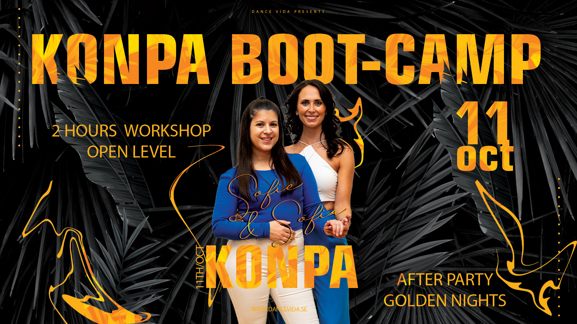 Konpa Boot-Camp 2hrs plus Golden Nights Party!