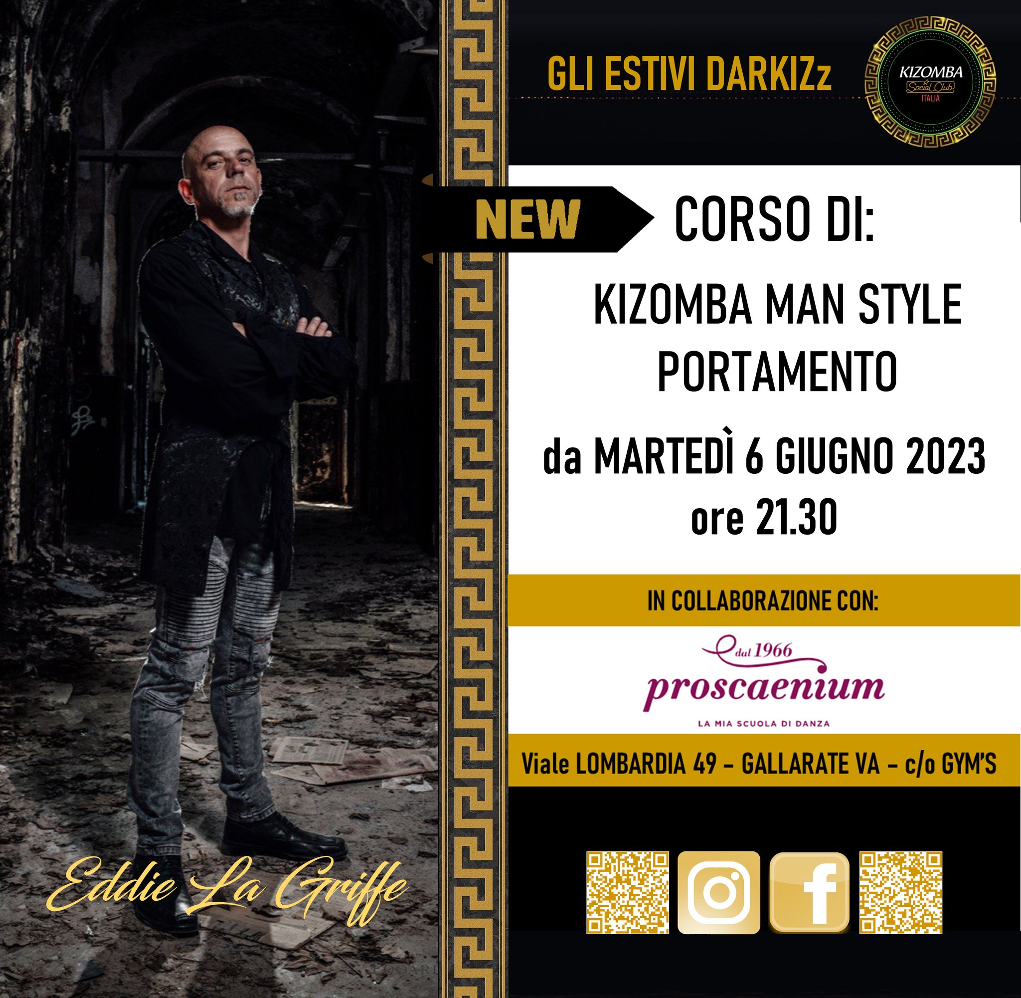 Corso KIZOMBA - MAN Style - PORTAMENTO
