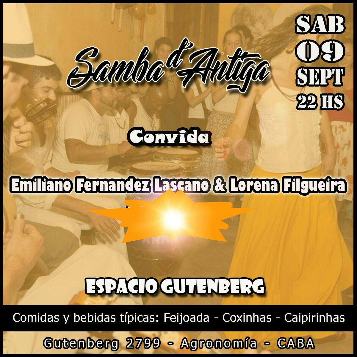 Samba da Antiga + Invitados en Agronomia Celebramos Brasil