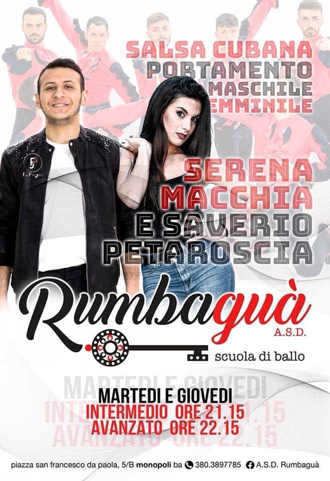 Lezione prova gratuita salsa cubana intermedio