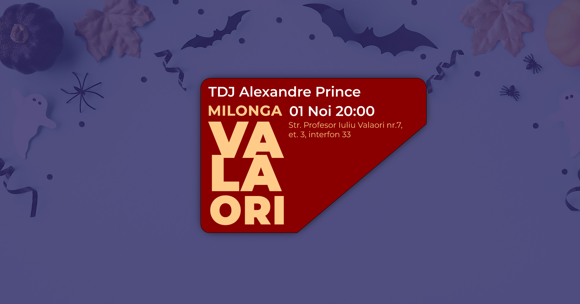 Milonga la Valaori Spooky Edition 🎃 - TDJ Alexandre Prince