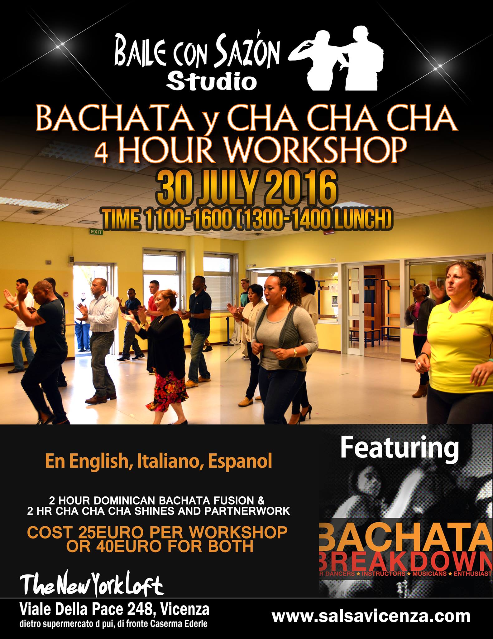 Bachata y Cha Cha Cha Workshop