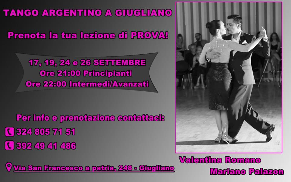 TANGO ARGENTINO - Lezione di Prova