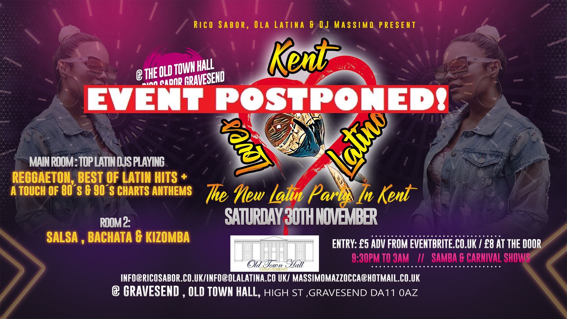 Kent Loves Latino at Gravesend Old Town Hall - Event Postponed