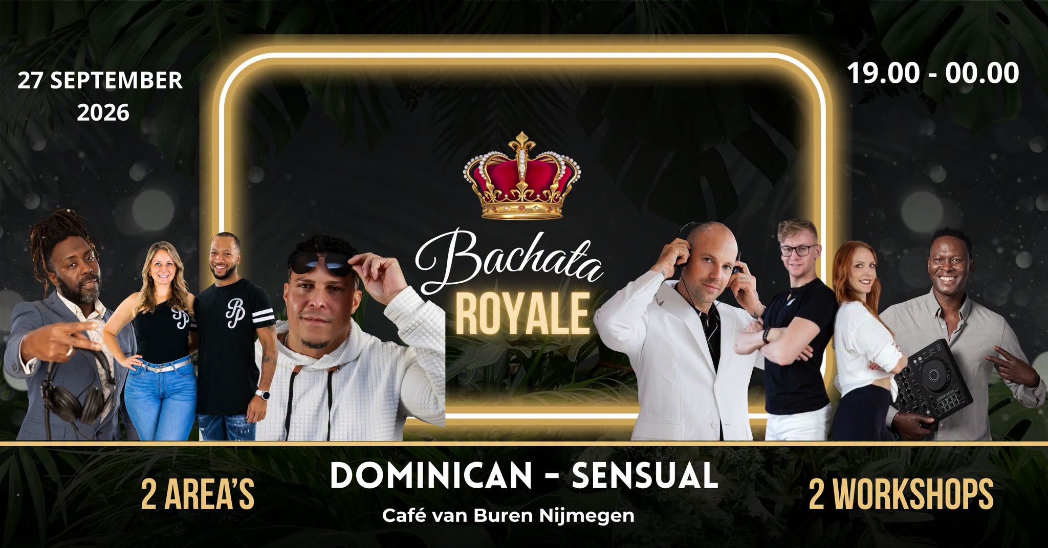 👑 BACHATA ROYALE 2 AREAS • 2 STYLES • 2 WORKSHOPS 👑