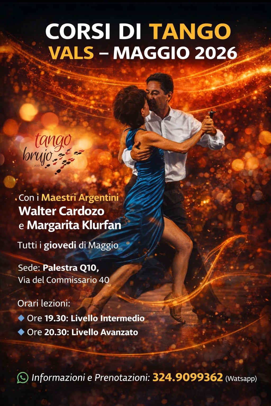 Corsi di Vals con Walter Cardozo e Margarita Klurfan