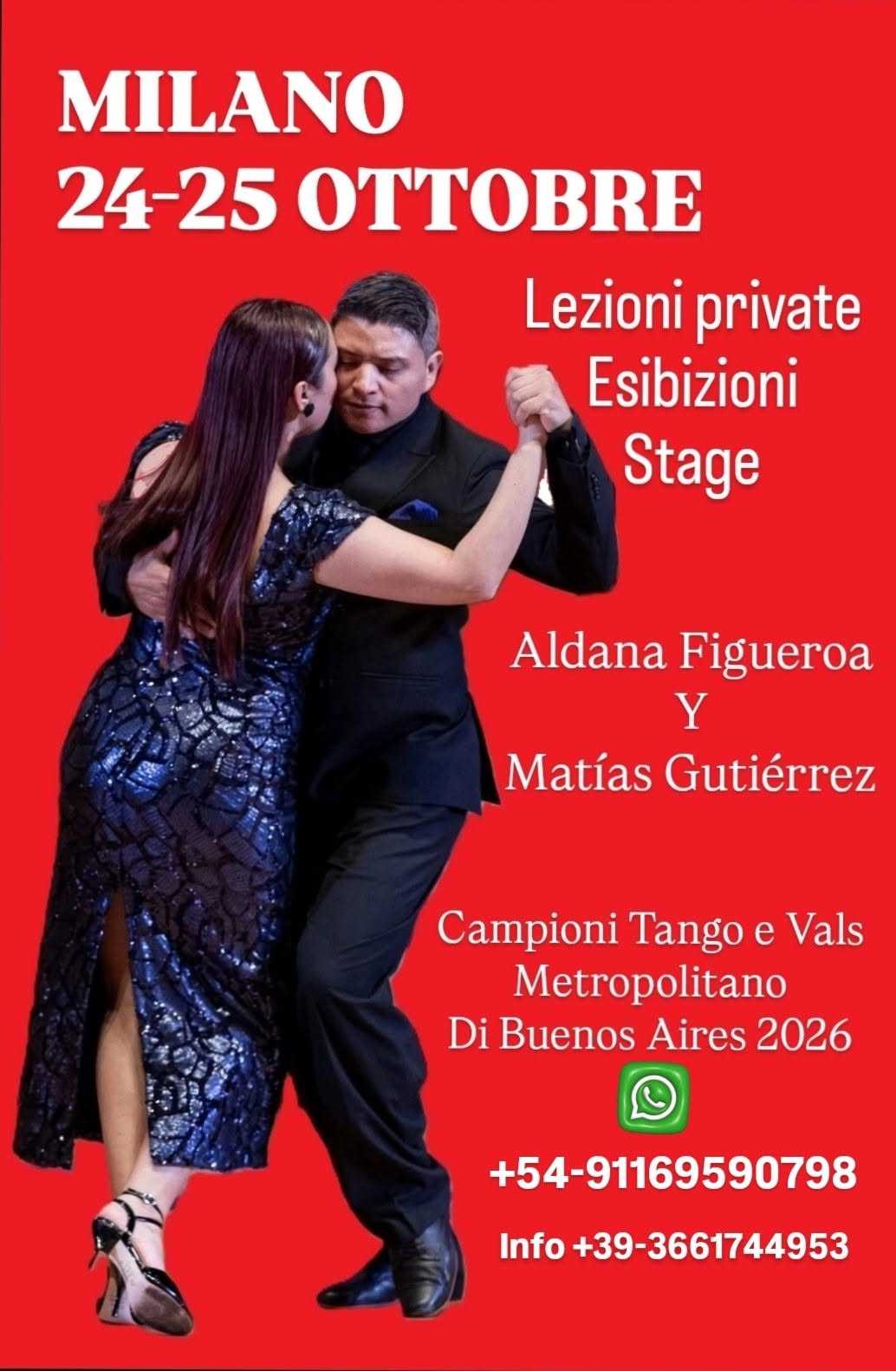 Stage con Aldana Figueroa e Matias Gutiérrez