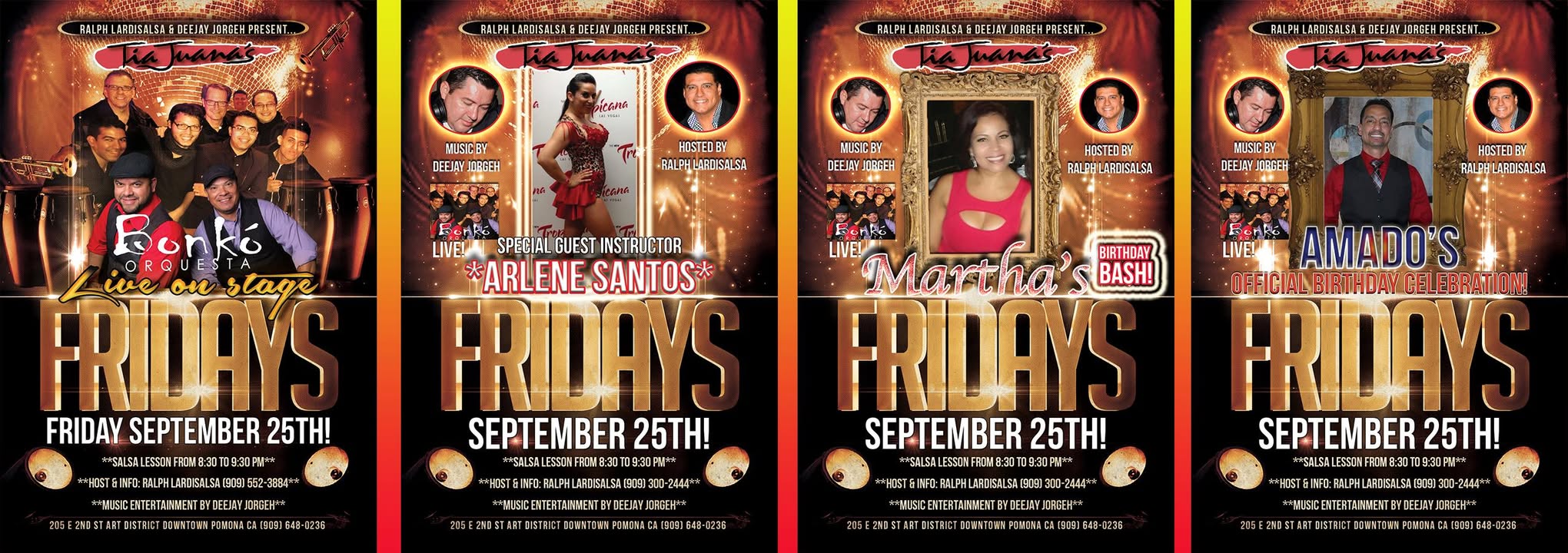 TONIGHT TONIGHT!!!! Live Salsa with ORQUESTA BONKO @ Tia Juanas