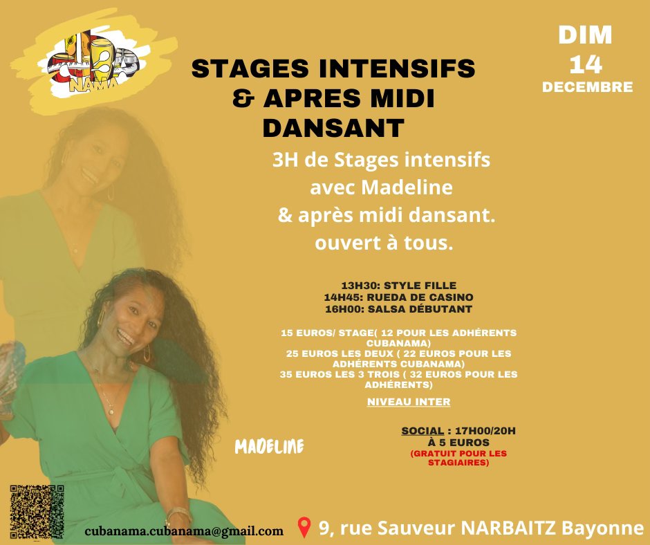 STAGES INTENSIFS & APRÈS MIDI DANSANT