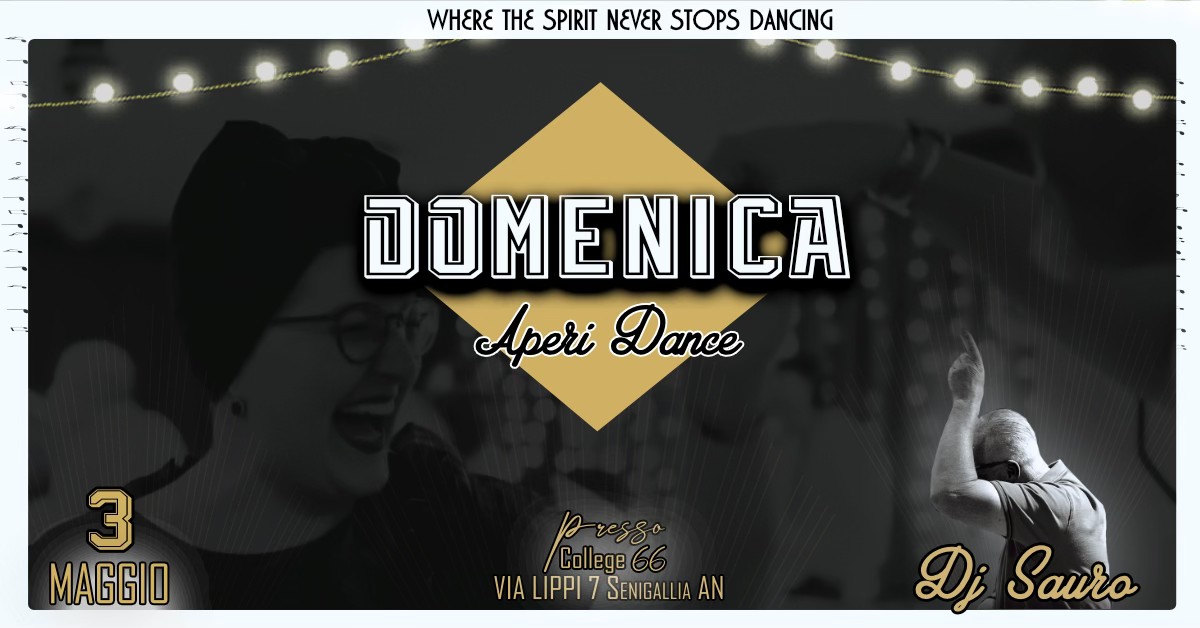 Swing & Rock'n'Roll SAURO DJ APERI DANCE ๐