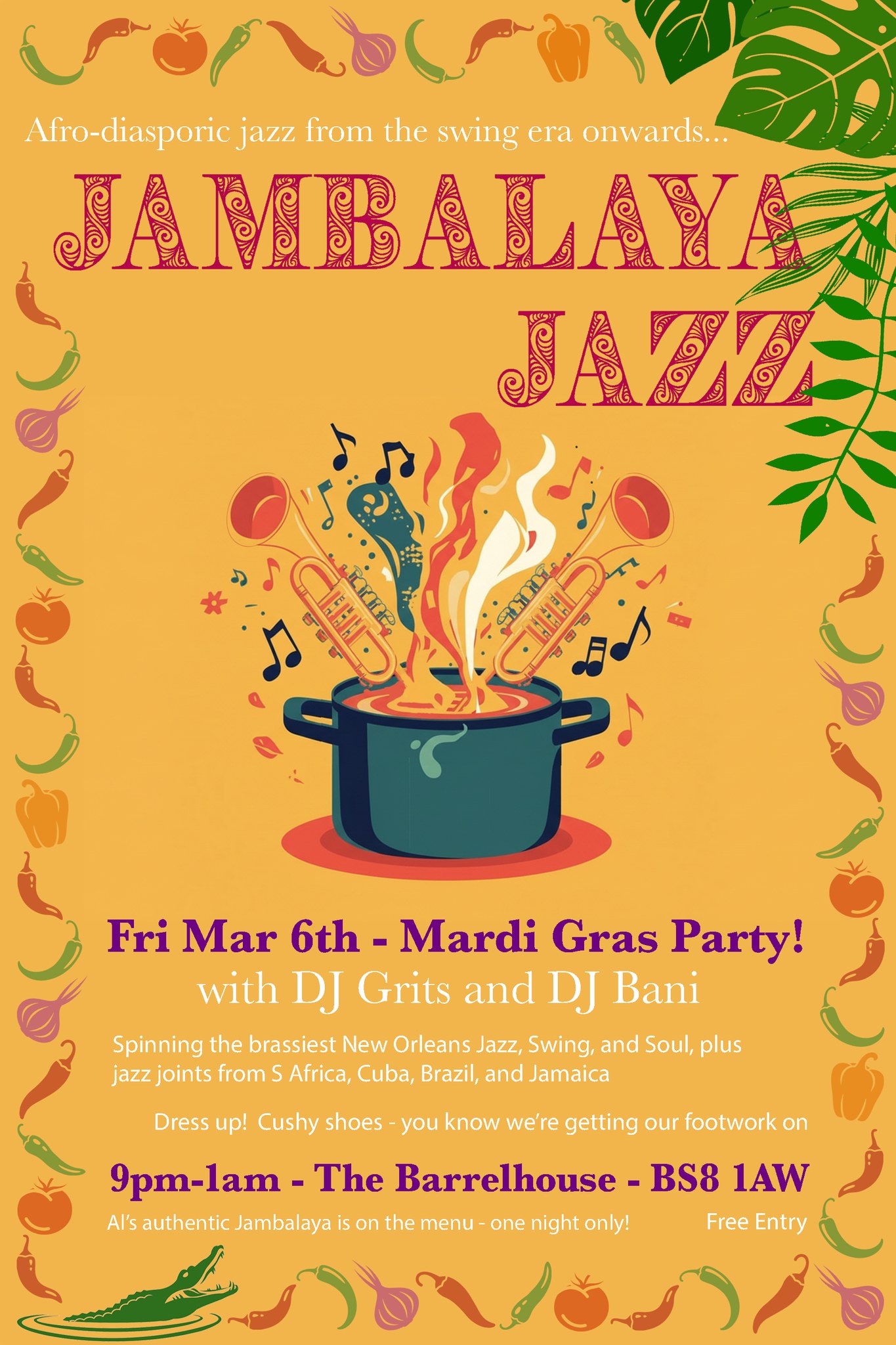 Jambalaya Jazz - Mardi Gras Party