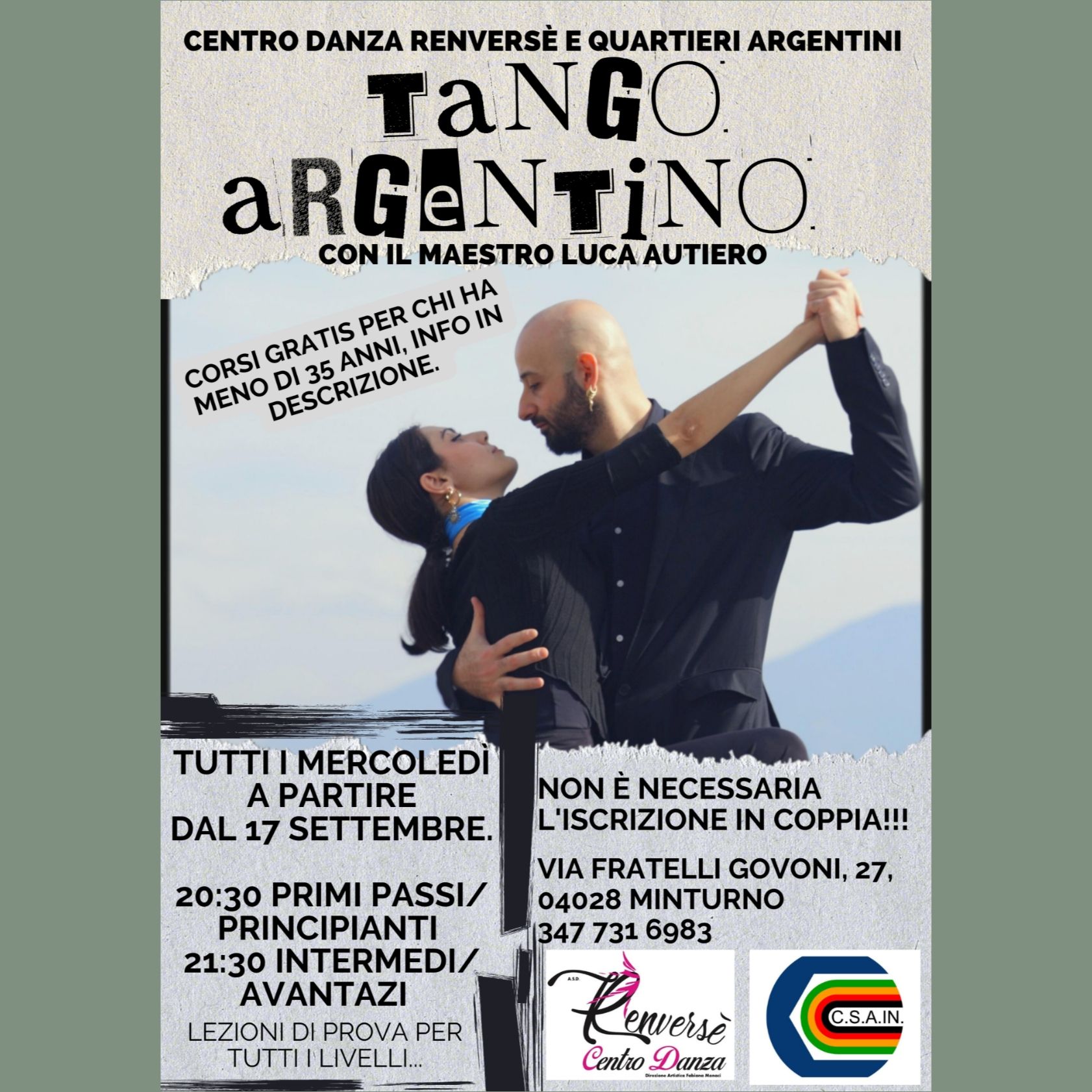 corso di Tango Argentino a Minturno-Scauri