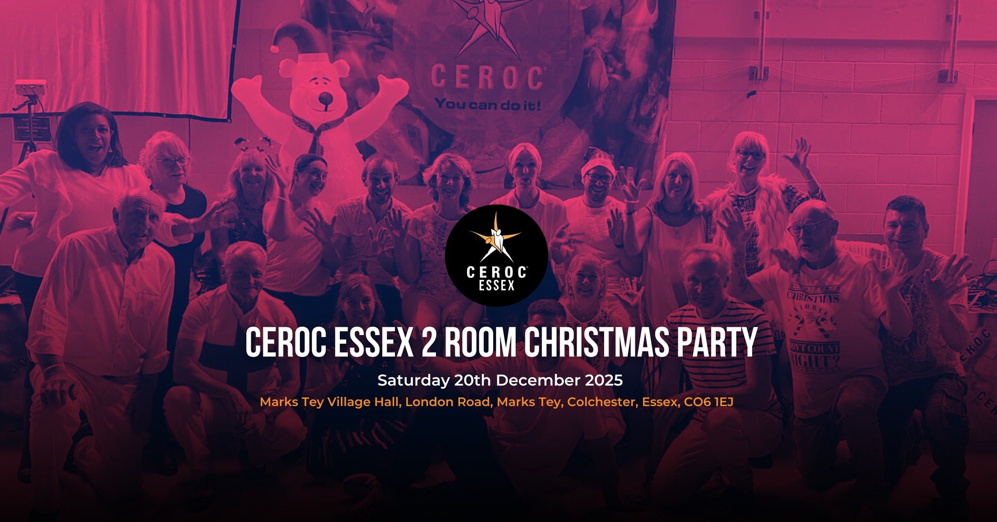 Ceroc Essex 2 Room Christmas Party - Saturday 20th December 2025