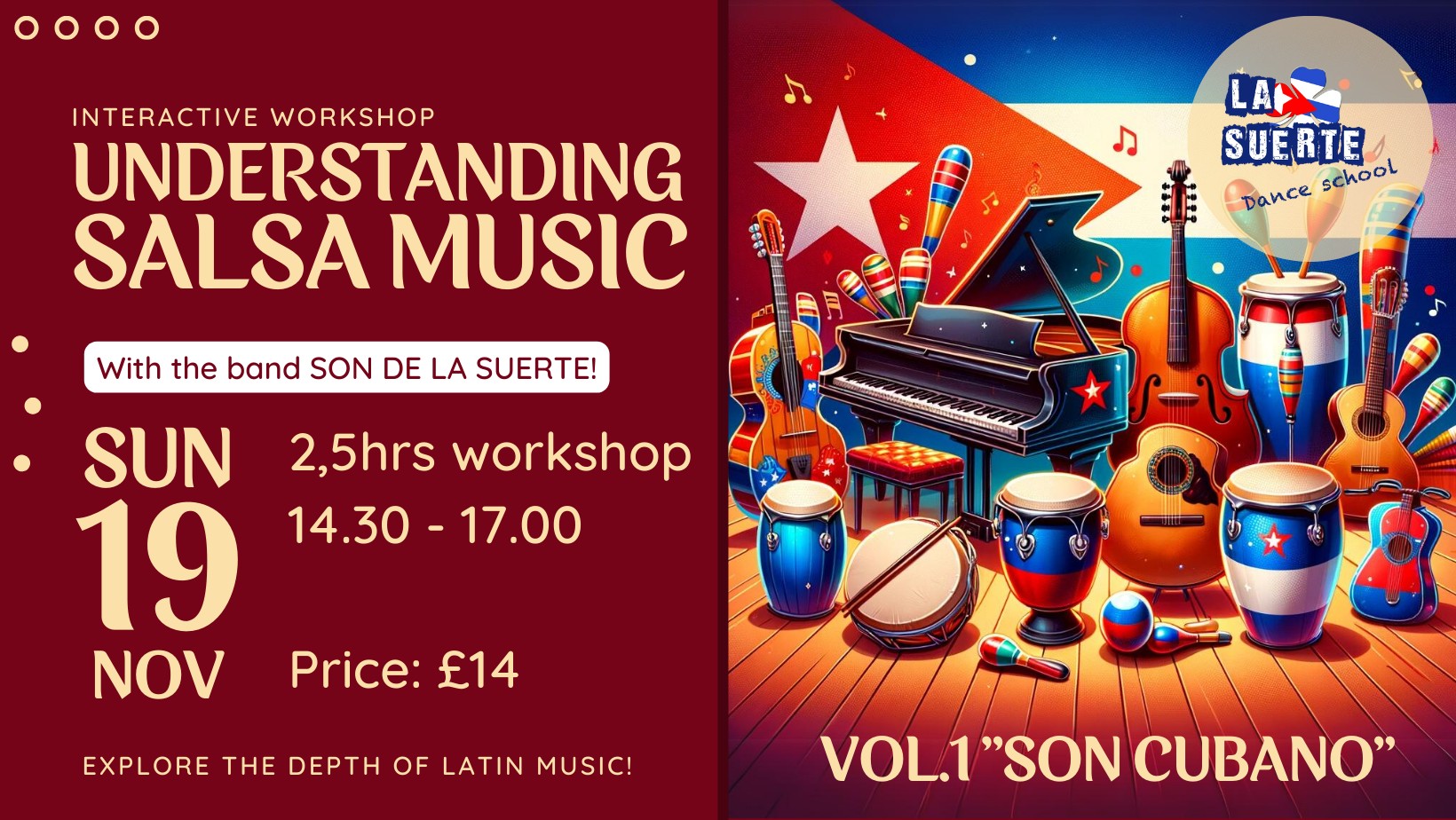 Understanding Salsa Music - Interactive Workshop - Vol. 1 "Son Cubano"