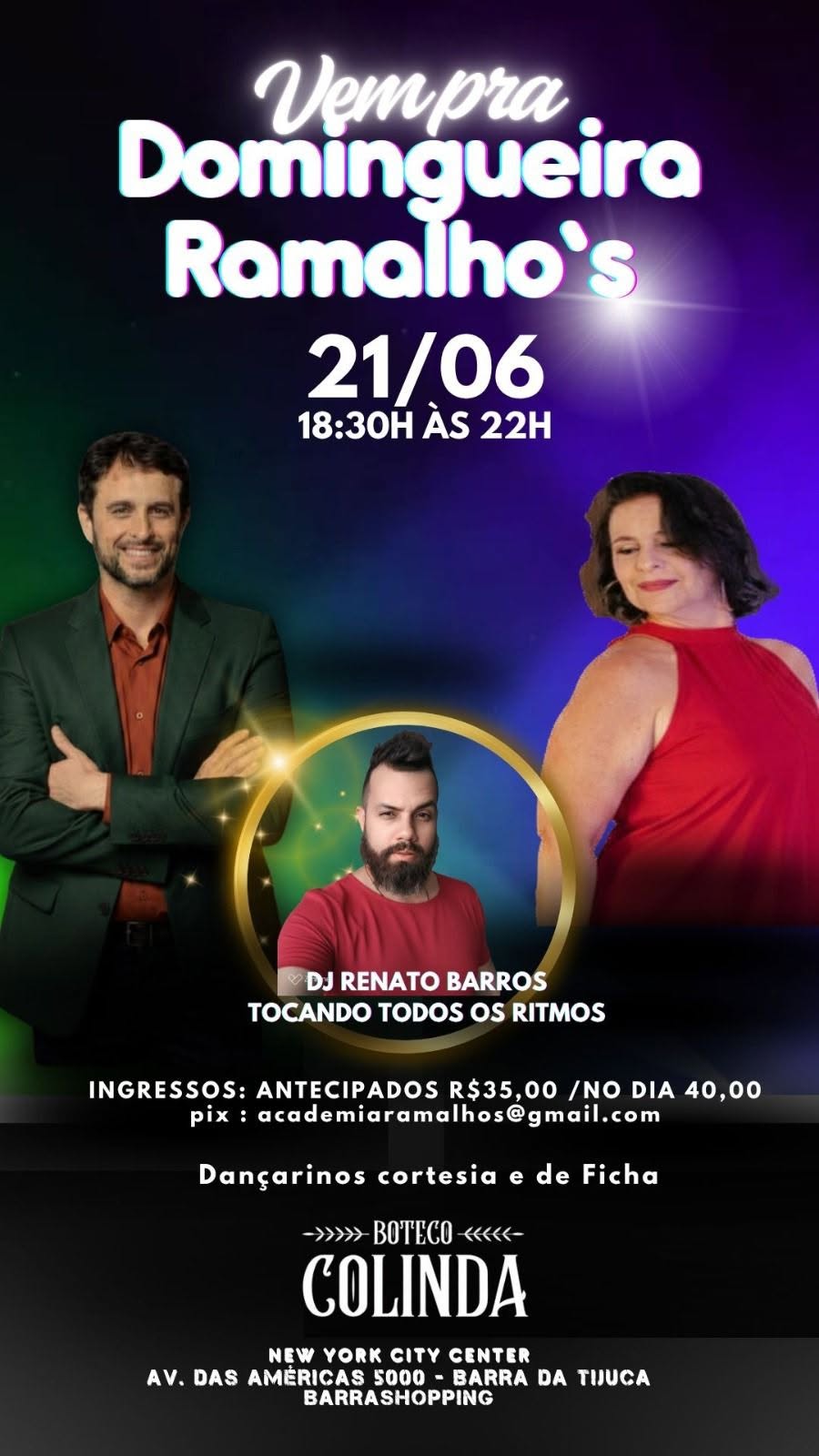 Domingueira Dançante na Barra da Tijuca