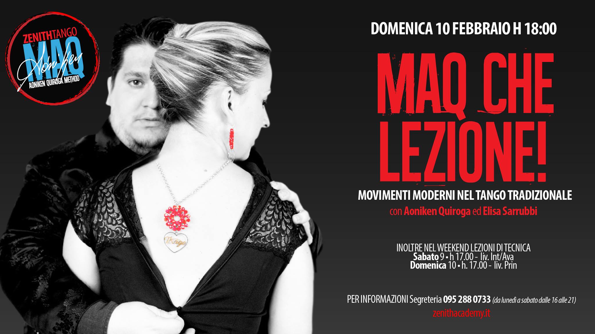 MAQ che lezione! Movimenti moderni nel tango tradizionale