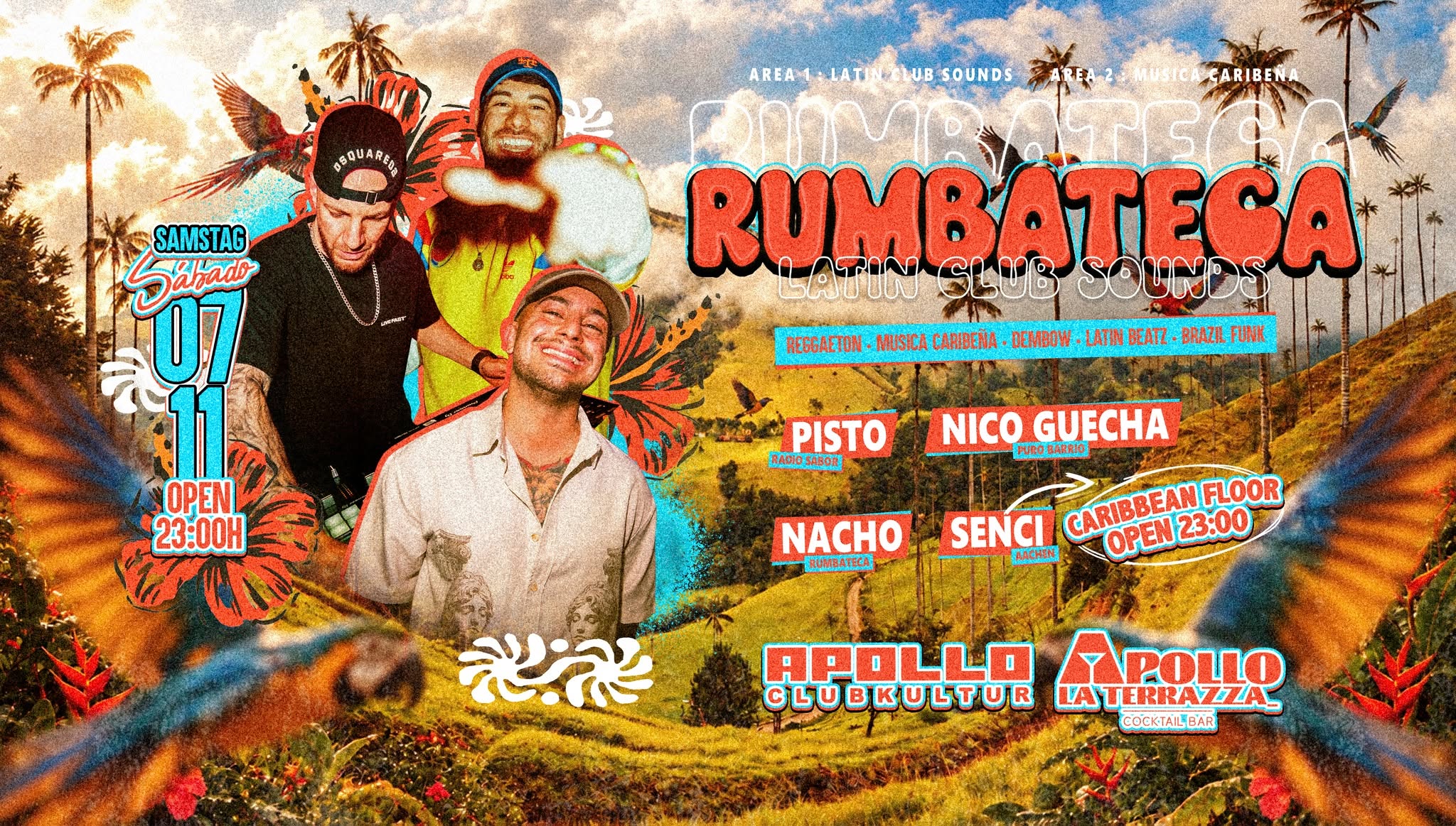 SA 07.11 • RUMBATECA • Latin Club Sounds • Club Apollo Aachen